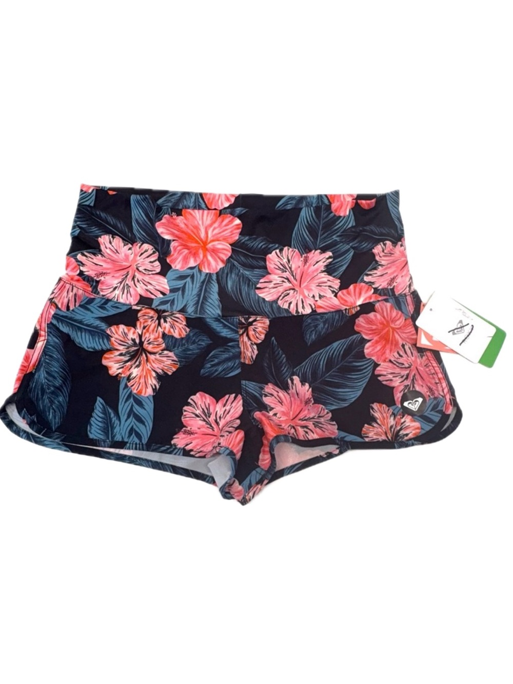 Roxy Endless Summer 2" Printed Board Shorts - Floral Anthracite Small NWT